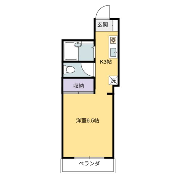 第1コーポ上岡の間取り写真