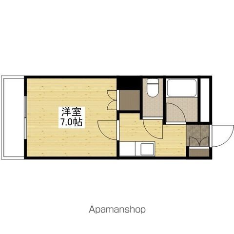 ＪＲ可部線 可部駅 徒歩10分 4階建 築34年の間取り写真