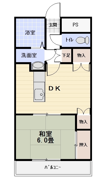 第2寿町マンションの間取り写真