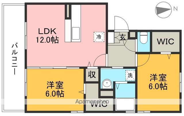 ＪＲ土讃線 高知駅 徒歩14分 3階建 築17年の間取り写真