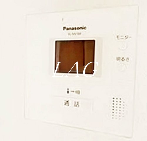 セキュリティ　モニター付きインターフォンです。
