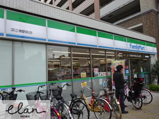 コンビニ　ファミリーマート・深江橋駅前店（コンビニ）まで315m