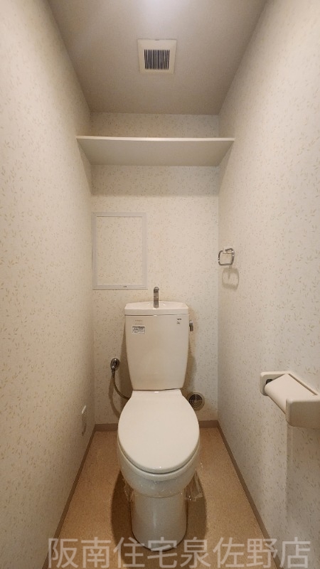 ＪＲ関西空港線 りんくうタウン駅 徒歩8分 4階建 築18年のトイレ写真
