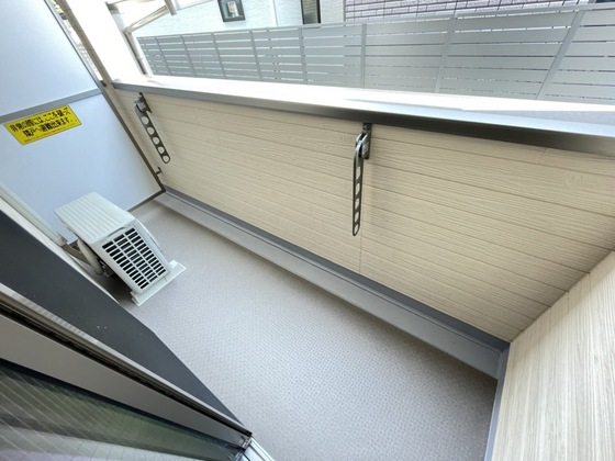 バルコニー　※別部屋の写真です