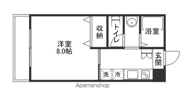 ＪＲ山陽本線 岡山駅 徒歩13分 3階建 築24年の間取り写真