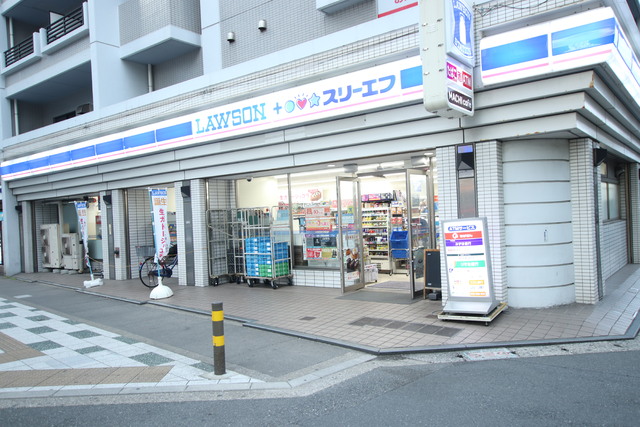 コンビニ　ローソン・スリーエフ行徳駅前店（コンビニ）まで450m