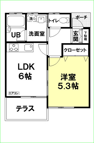 アーバニズム61Aの間取り写真