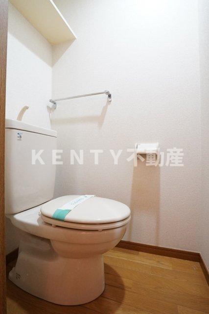 トイレ　ゆったりとした空間のトイレです