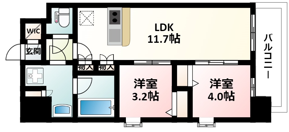 スプランディッド新大阪VIIの間取り写真