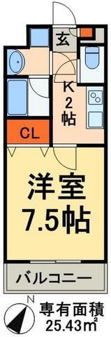 エストピア八潮の間取り写真