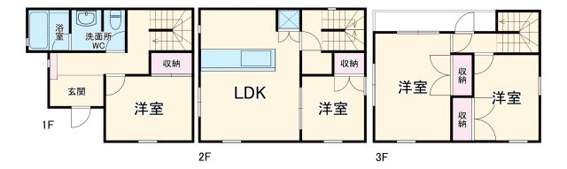 金沢区富岡東戸建の間取り写真