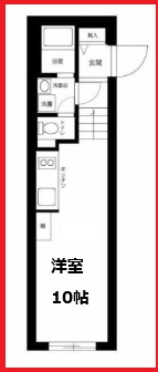 都営浅草線 蔵前駅 徒歩5分 5階建 築4年の間取り写真