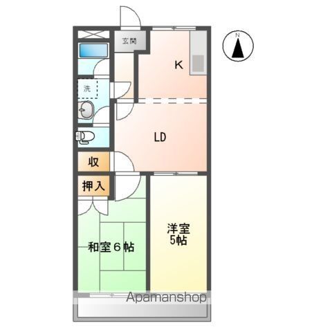 スカイメゾン大高Aの間取り写真