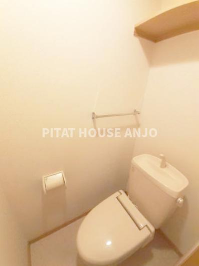 トイレ　ゆったりとした空間のトイレです