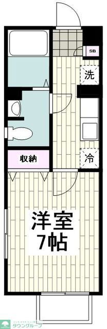 ひまわりの間取り写真