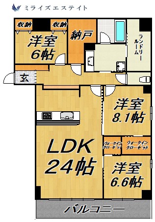 RESIDENCE KIKUZAKAの間取り写真