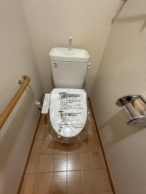 トイレ　ゆったりとした空間のトイレです