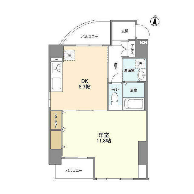 CASSIA錦糸町South Courtの間取り写真