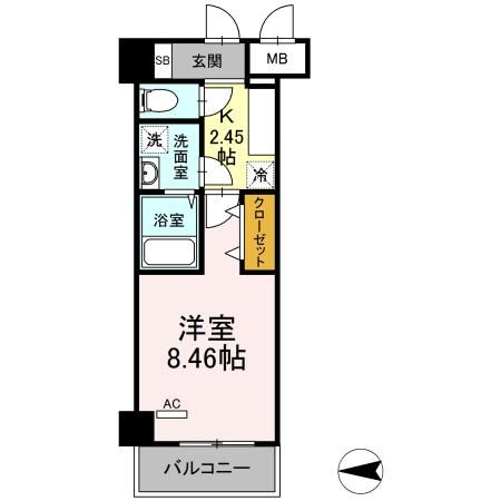 ホーリーホックの間取り写真