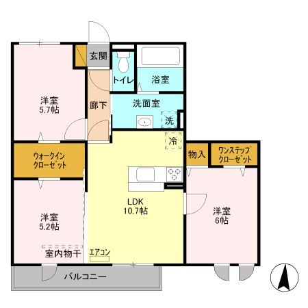バンゴサン大宮の間取り写真