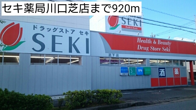 ドラックストア　セキ薬局川口芝店（ドラッグストア）まで920m