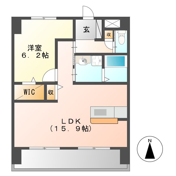 五十鈴ハイツNeoの間取り