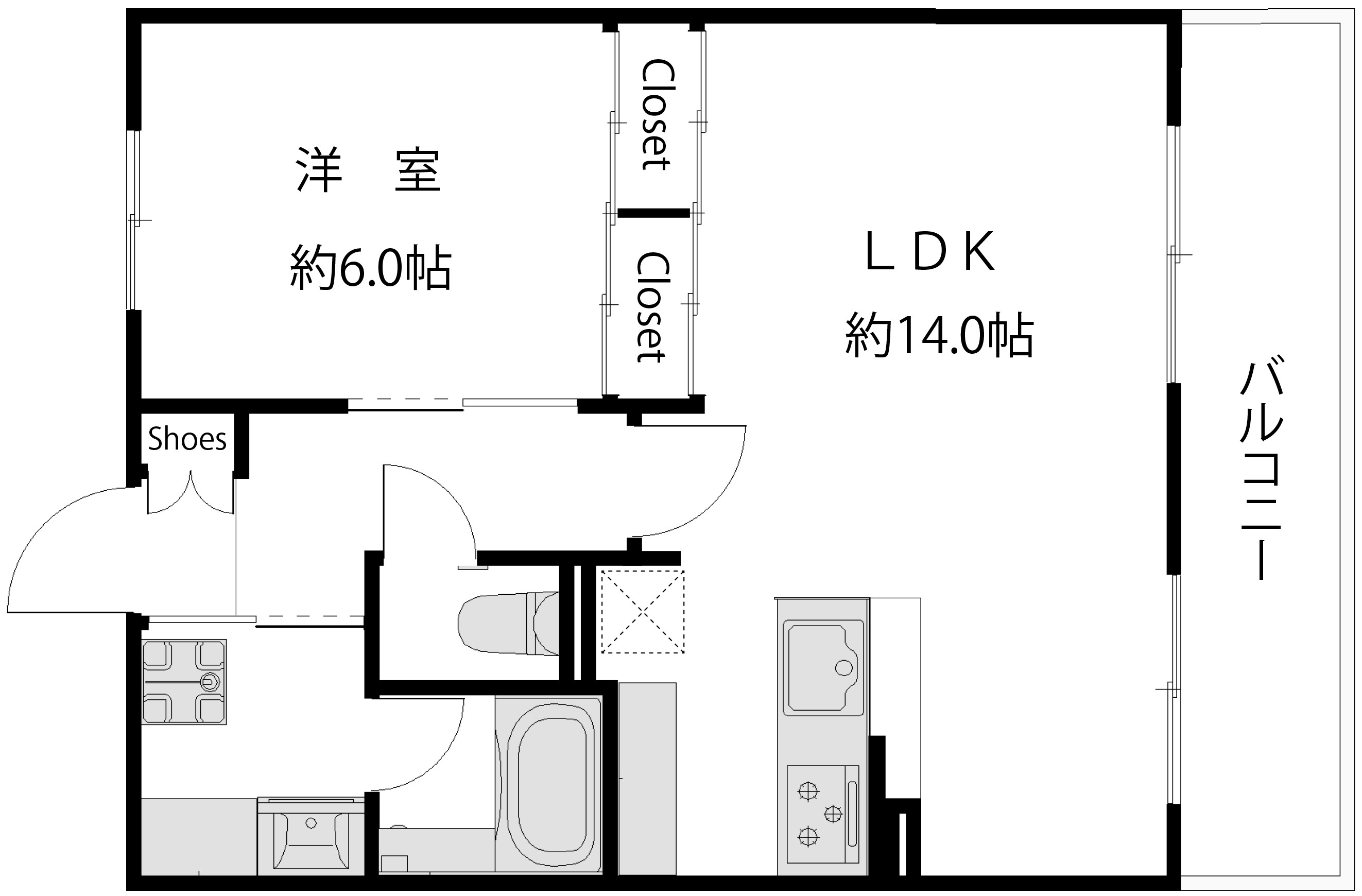 横浜BLESS上星川の間取り