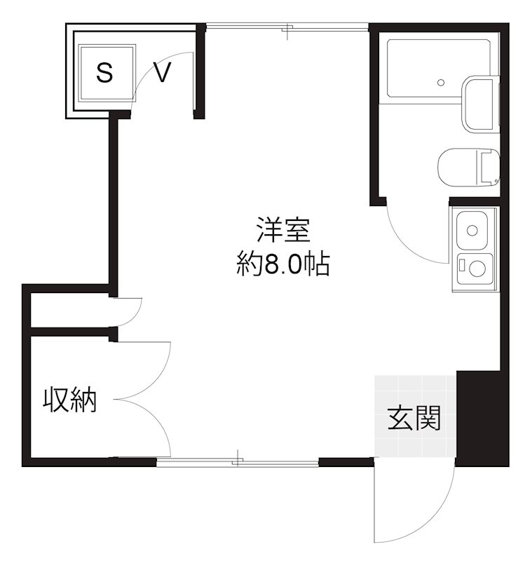 コーポHEIWAの間取り