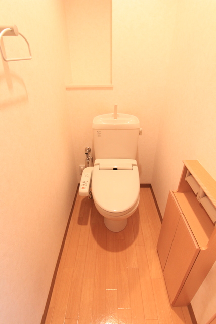 【松山市溝辺町のアパートのトイレ】