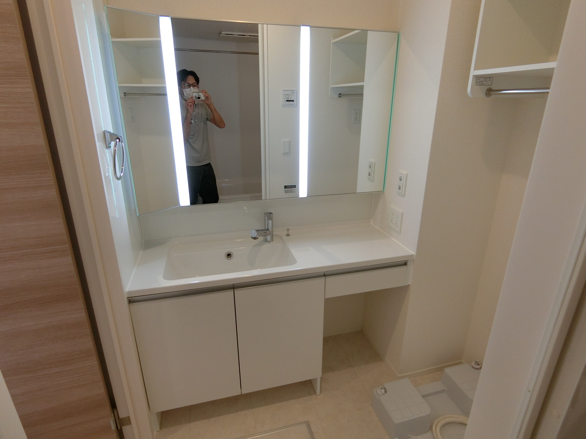 洗面設備　清潔感のある洗面台★