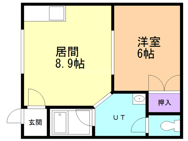 パレス美原　Ａの間取り