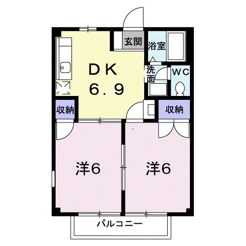 メゾンドボナールの間取り