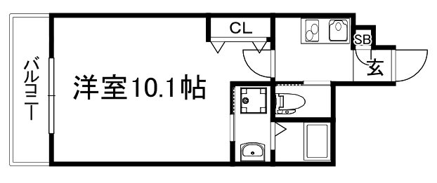 【conoie太秦の間取り】