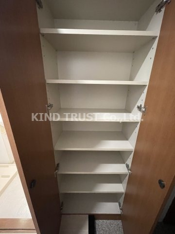 収納　たっぷりとした収納スペースです