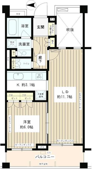 クラッサ成城の間取り