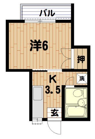 平川ヴィラの間取り