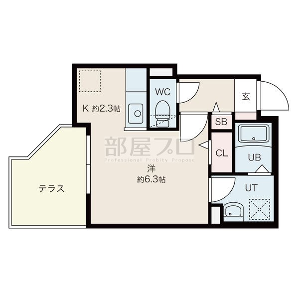 札幌市豊平区美園十条のマンションの間取り