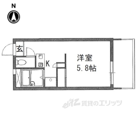 【レオパレスハートピア１５の間取り】