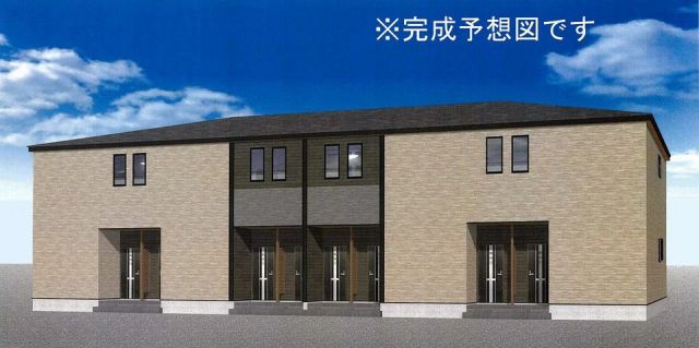 【佐久市北川のアパートの建物外観】