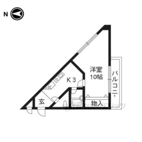 御室ガーデンハイツの間取り