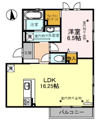 サザンピースの間取り