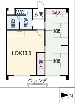 向が丘ハイツの間取り