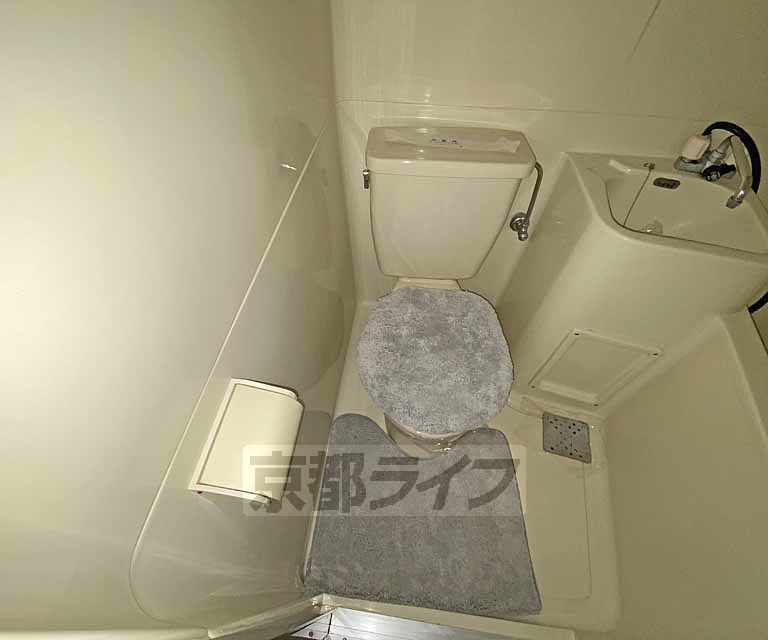 トイレ　ユニットバスのトイレです。