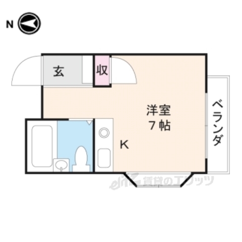 プールブゥの間取り