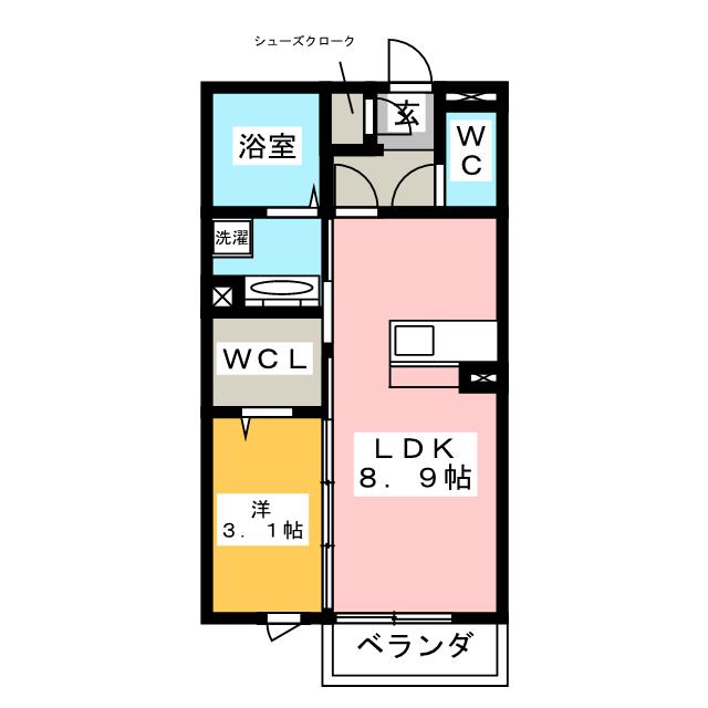 Ｄ－ｒｏｏｍＫＧの間取り