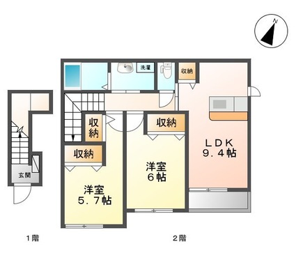 アクアサイド上町の間取り