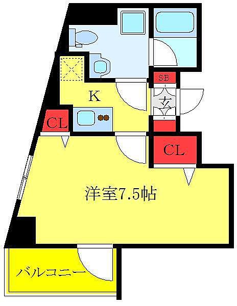 プレセダンヒルズ王子神谷駅前の間取り