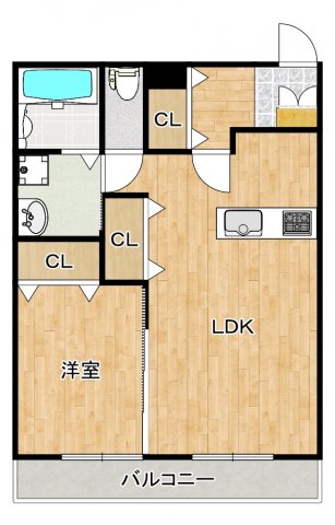 スマイリー蒲池の間取り