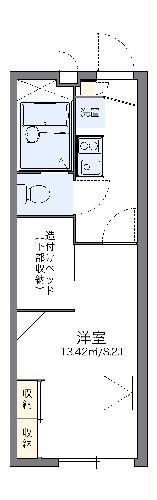 レオパレス漣の間取り