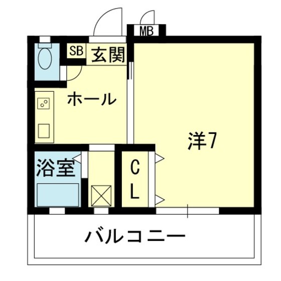 フラワーコート池田の間取り